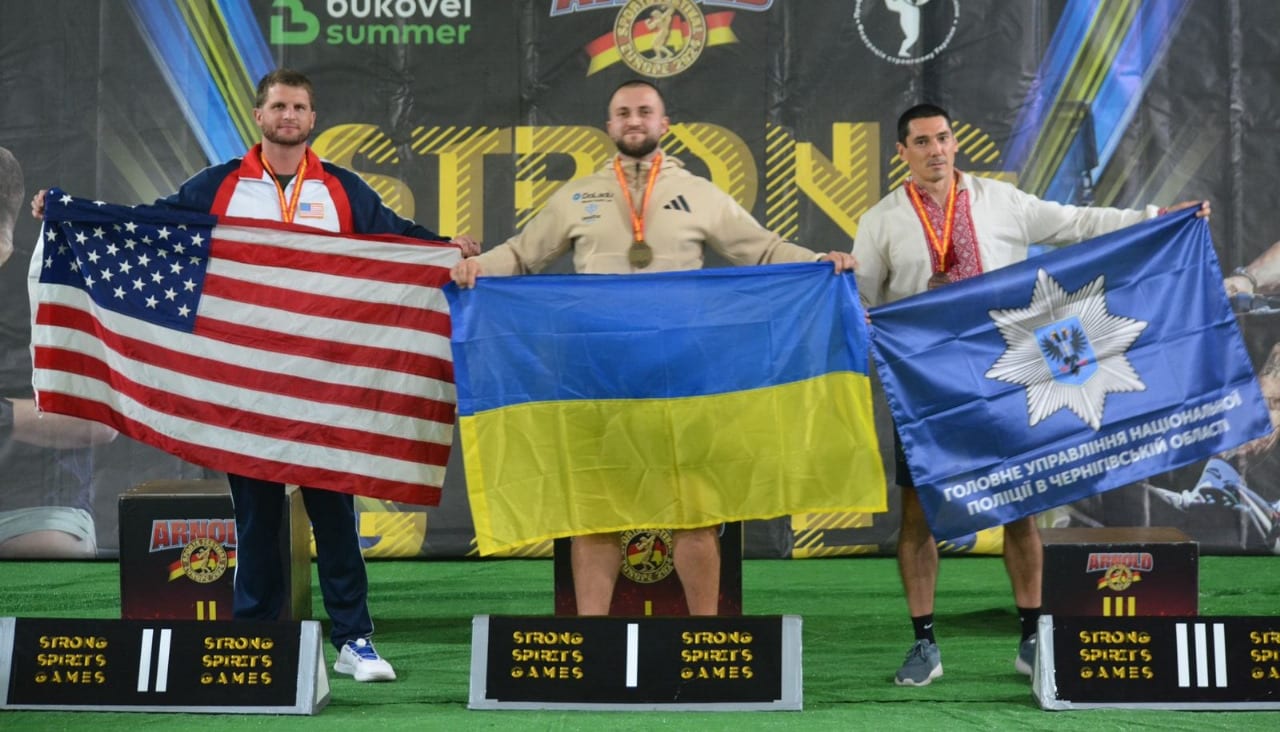 Ветеран із Київщини здобув три призових місця на фестивалі Шварценеггера в Іспанії