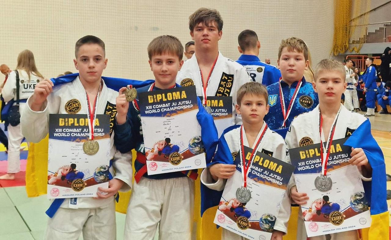 Українські бійці дзю-дзюцу здобули 274 медалі на чемпіонаті світу
