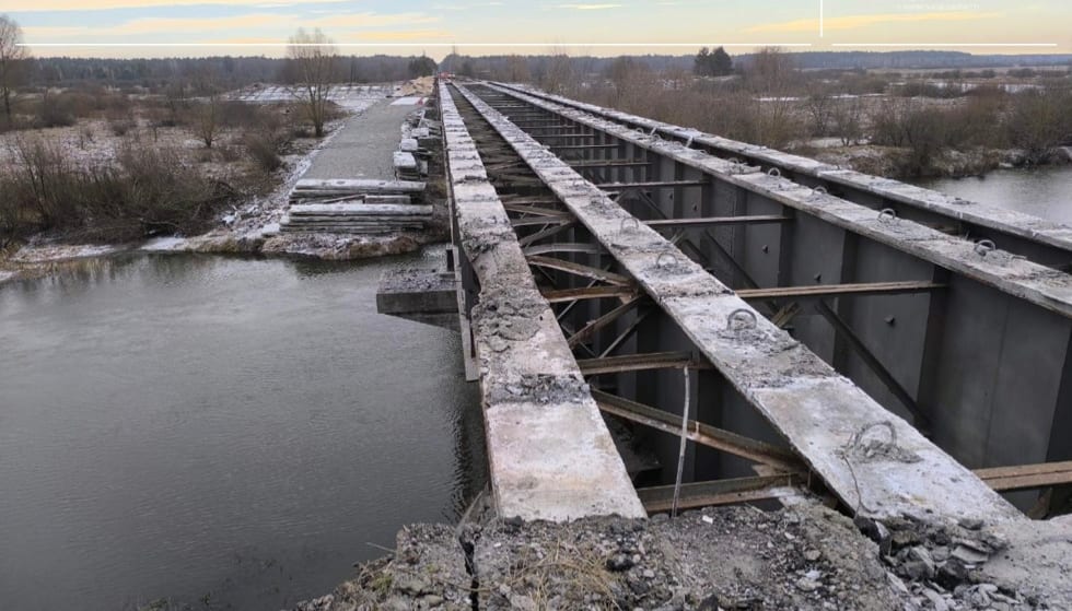 На Київщині відбудовують один із найдовших мостів в області (ФОТО)