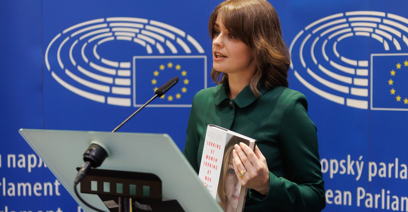 У Європарламенті відкрили читальний простір імені Вікторії Амеліної (ФОТО)