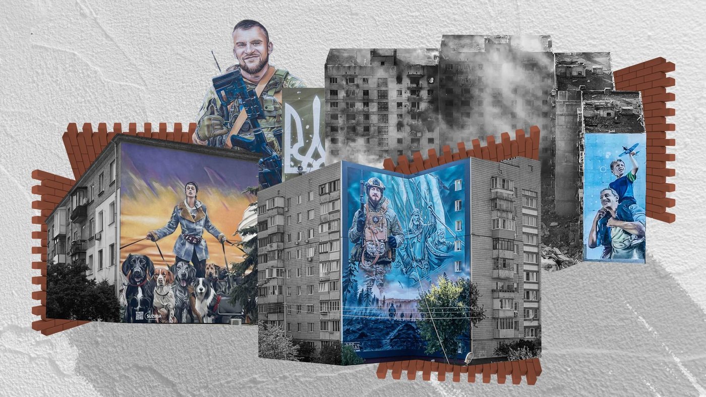 Мурали, що дають стінам голос. Як харківські художники закарбовують пам’ять про героїв