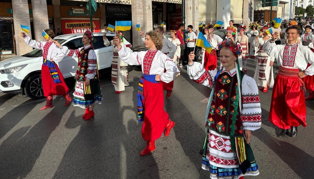 У Марокко українські танцівники взяли участь у марші «Діти миру» (ФОТО)