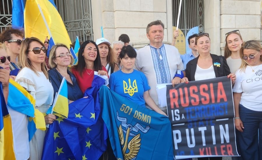 В Італії відбулася мирна акція на підтримку полонених українських воїнів (ФОТО)