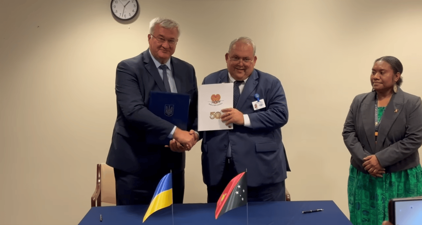 Україна та Папуа Нова Гвінея встановили дипломатичні відносини