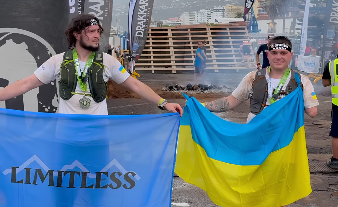 Ветерани ГУР з ампутаціями подолали 21 км перешкод на забігу Spartan