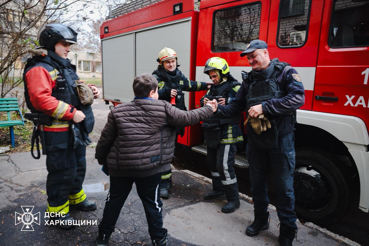 8-річний хлопчик з Харківщини урятував свою бабусю під час пожежі (ВІДЕО)