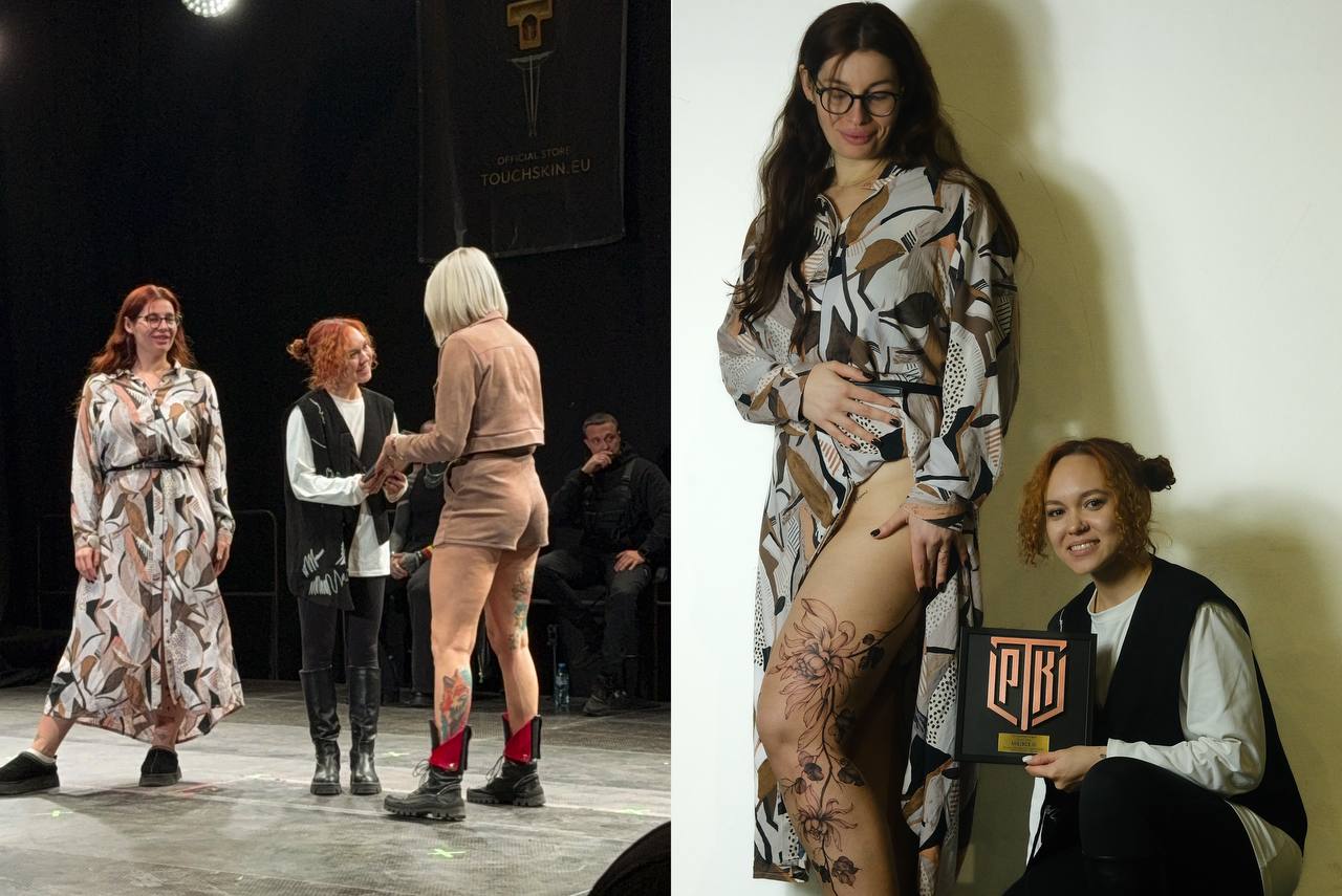 Українська тату-майстриня здобула третє місце на Tattoo Konwent Poznań 2025