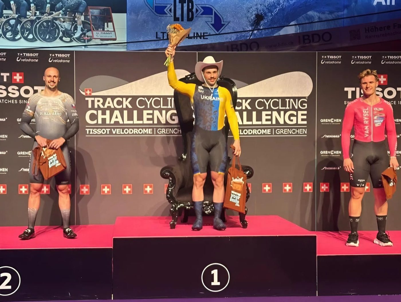 Український велогонщик став золотим призером Track Cycling Challenge
