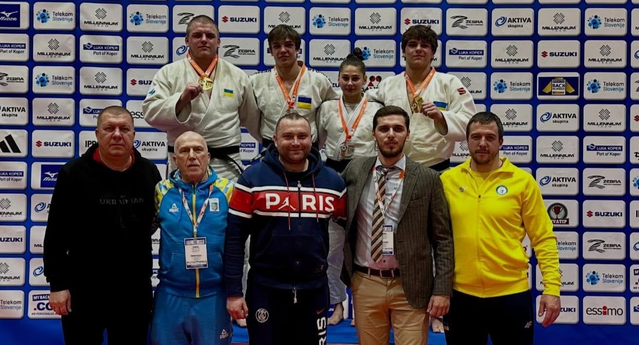 Юні українські дзюдоїсти здобули третє командне місце на Кубку Європи