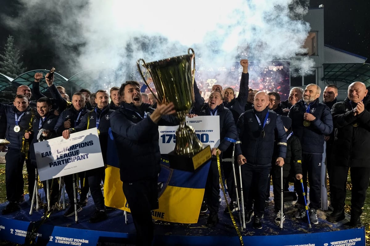Україна вперше зіграє в Лізі чемпіонів з ампфутболу