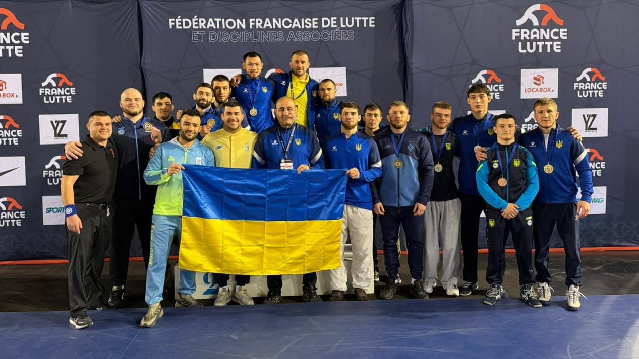 Збірна України з греко-римської боротьби виграла 10 золотих медалей на турнірі у Франції