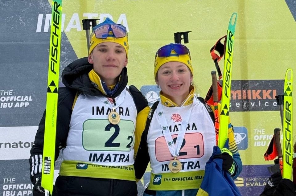 Дует українців здобув юніорське «золото» на чемпіонаті Європи з біатлону