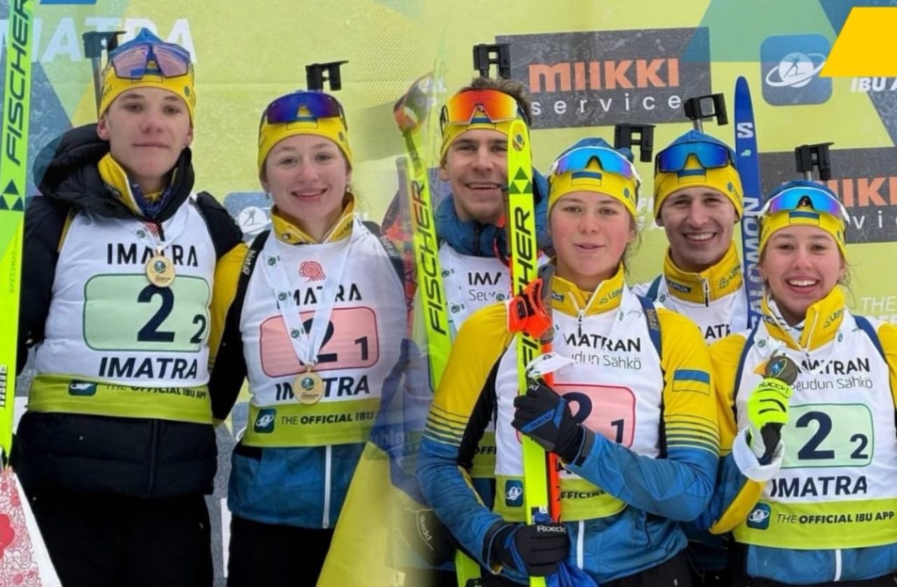 Збірна України з біатлону здобула командну «бронзу» на Євро-2026