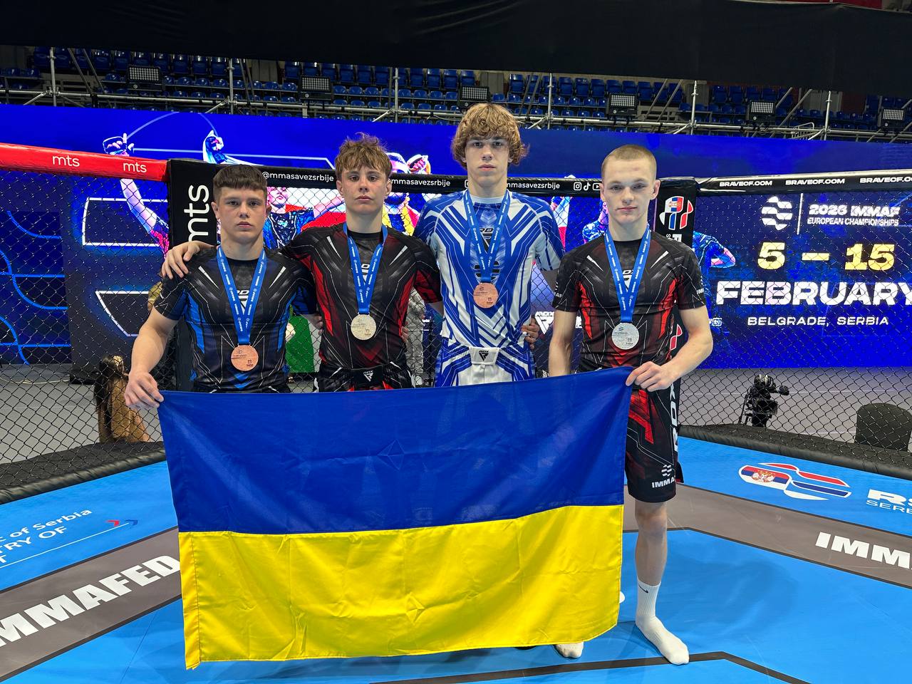 Збірна України з ММА виборола 36 медалей на чемпіонаті Європи