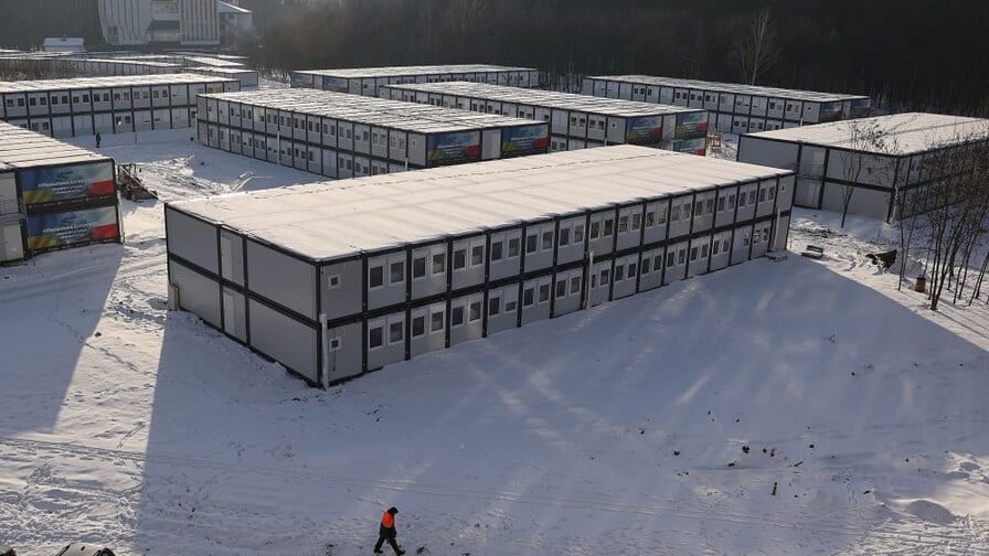 Модульні містечка на Київщині не відключатимуть від світла через морози