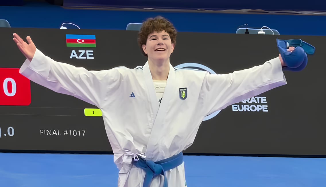 Українська збірна з карате виграла молодіжний чемпіонат Європи (ВІДЕО)