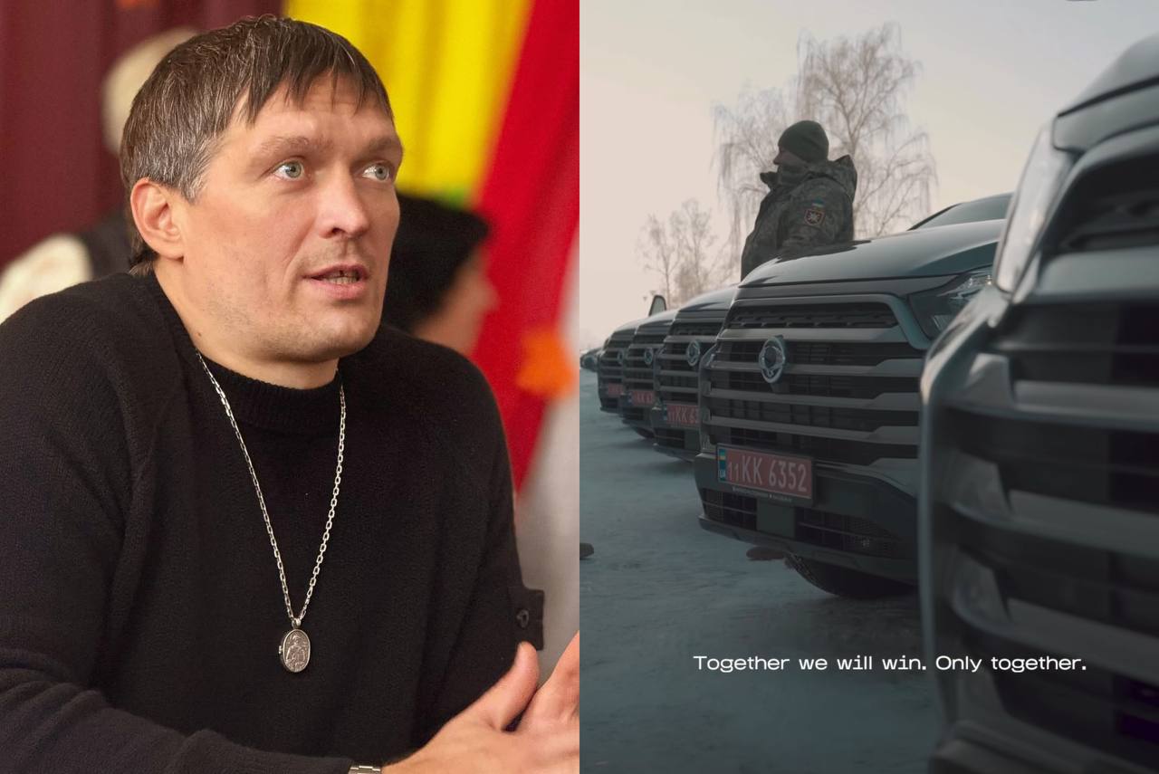 Олександр Усик передав військовим 10 пікапів за понад 14 млн грн