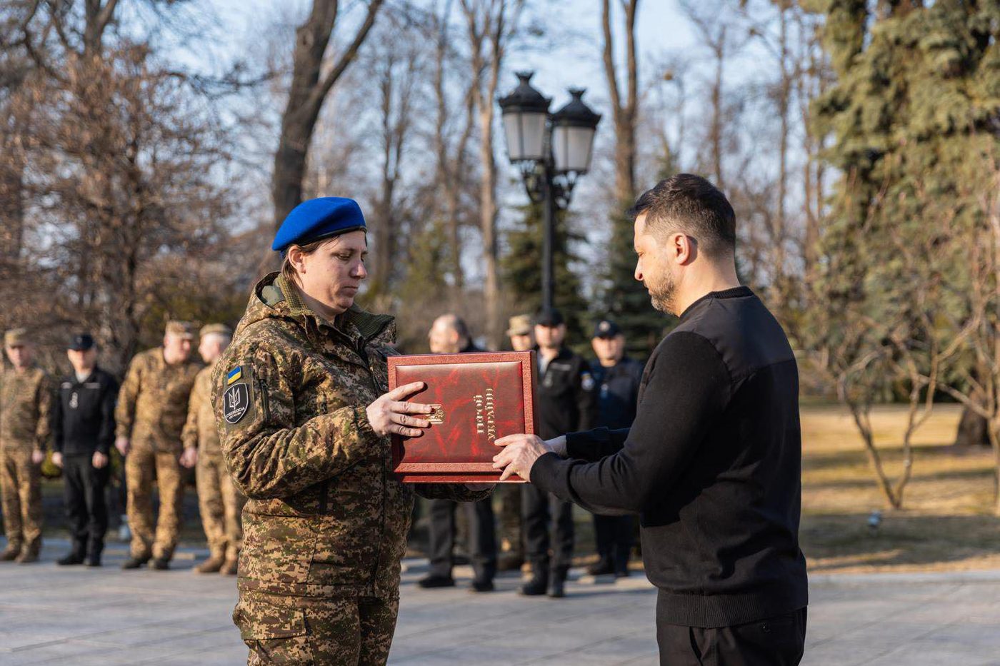 Уперше в історії Нацгвардії жінка-військова отримала звання Героя України