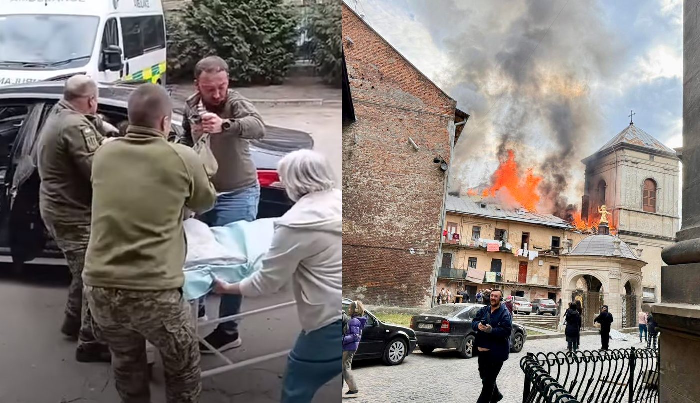Військові медики оперативно надали допомогу постраждалим під час удару по Львову (ВІДЕО)