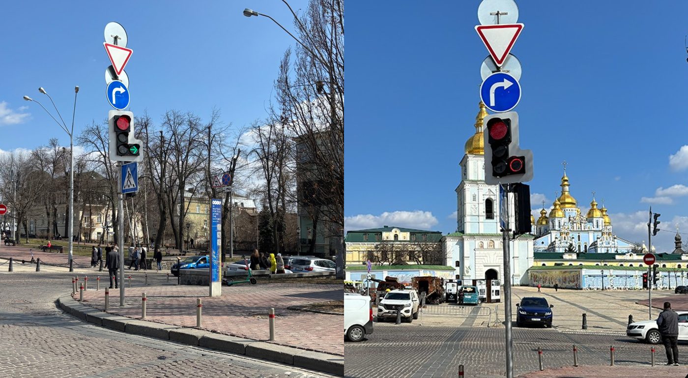 У Києві встановили перший світлофор нового стандарту безпеки: як він працює