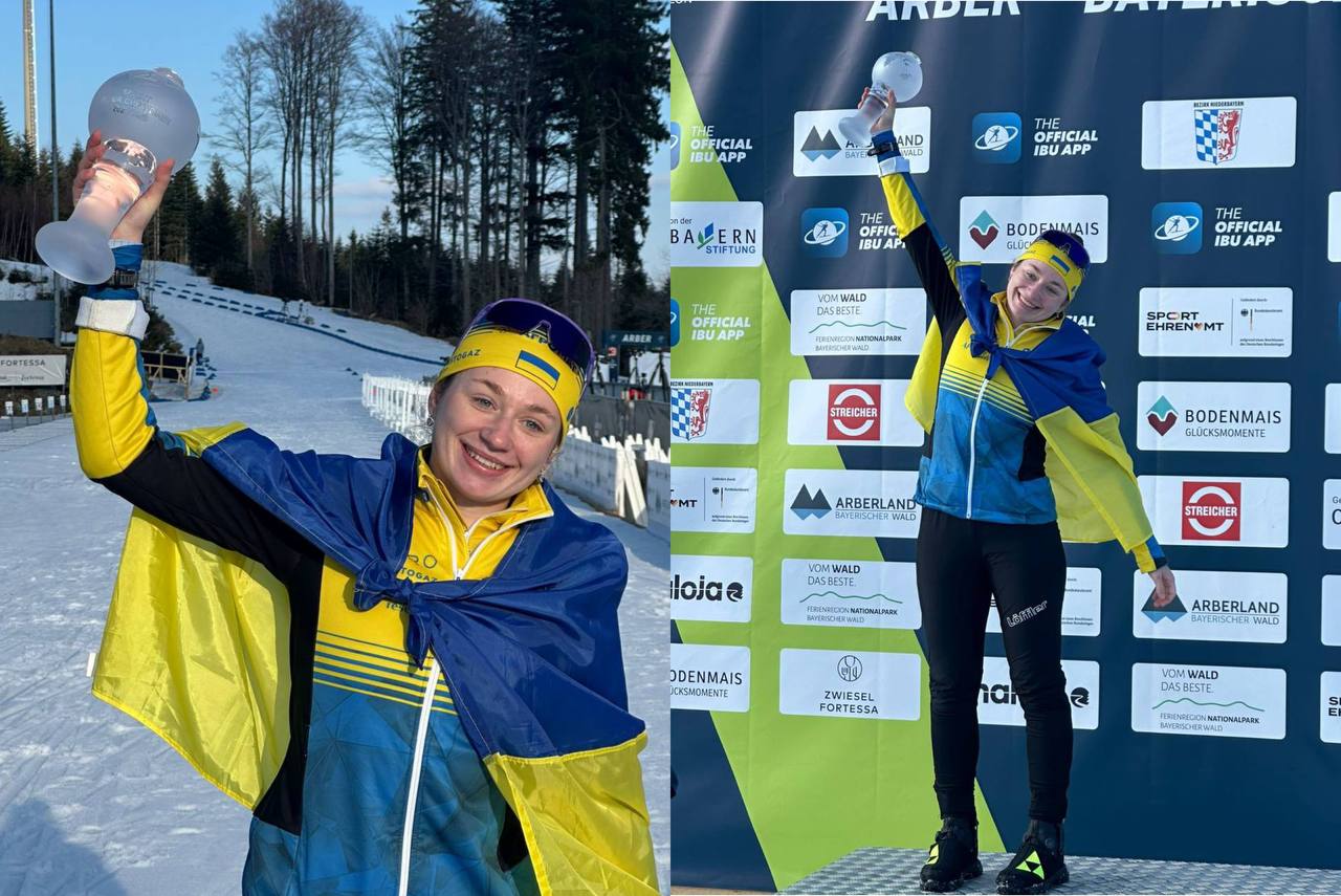 Українська біатлоністка виборола Малий кришталевий глобус юніорського Кубка IBU у спринті