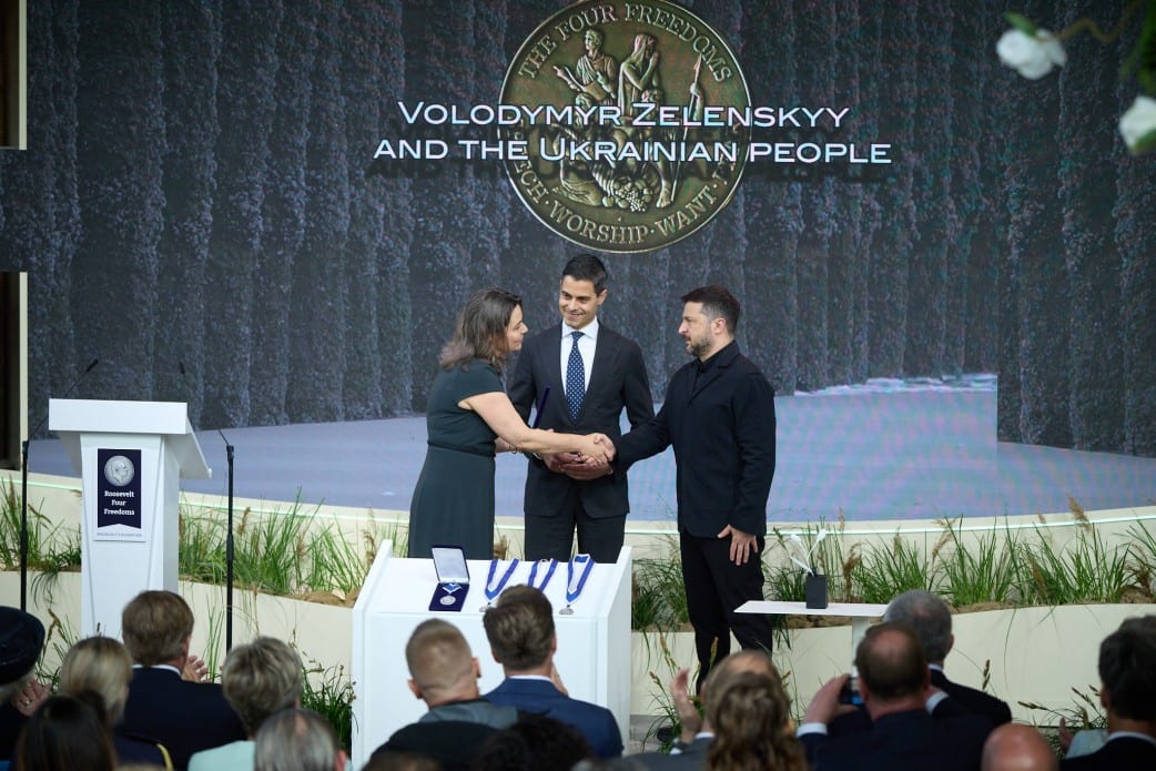 Український народ відзначили міжнародною премією Four Freedoms Awards у Нідерландах