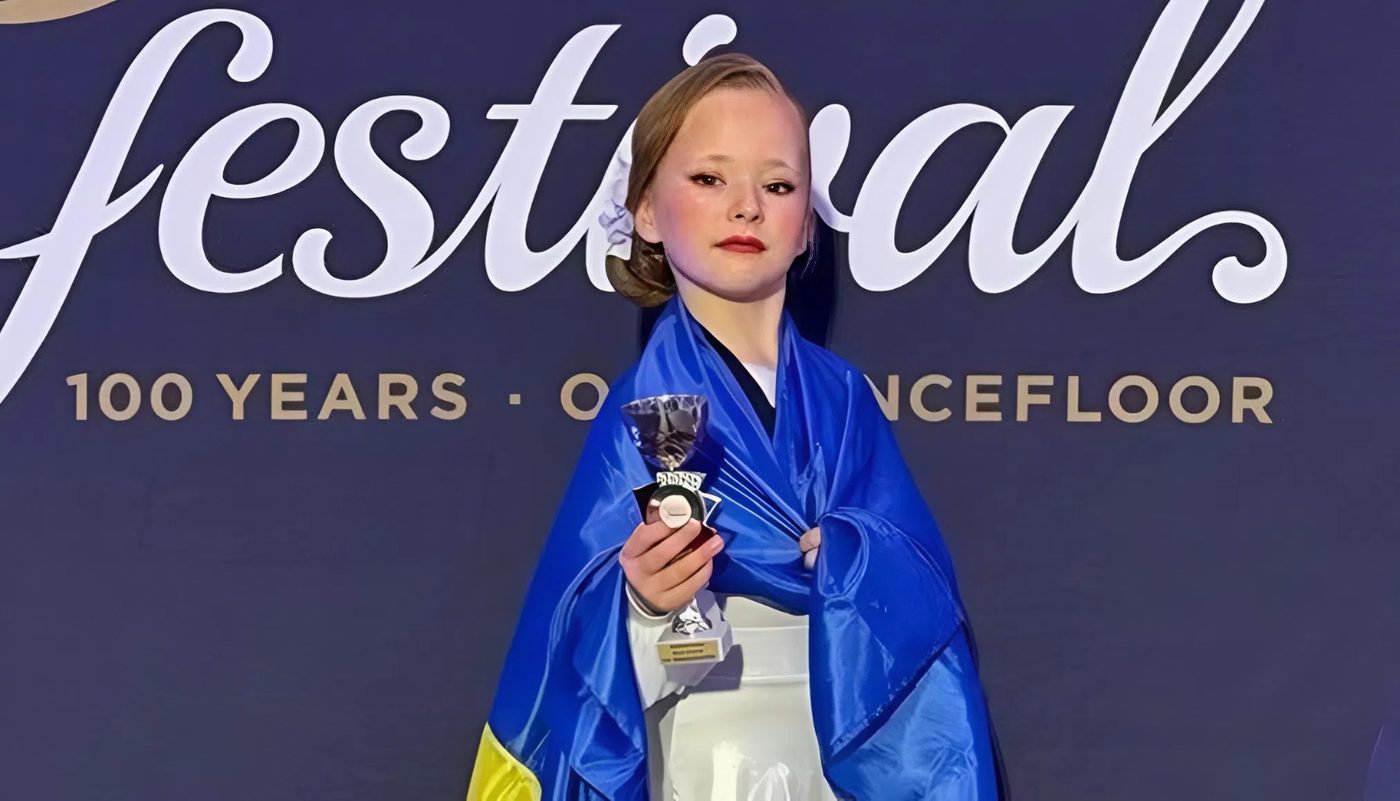 6-річна танцівниця з України вдруге поспіль перемогла на турнірі у Великій Британії (ФОТО)