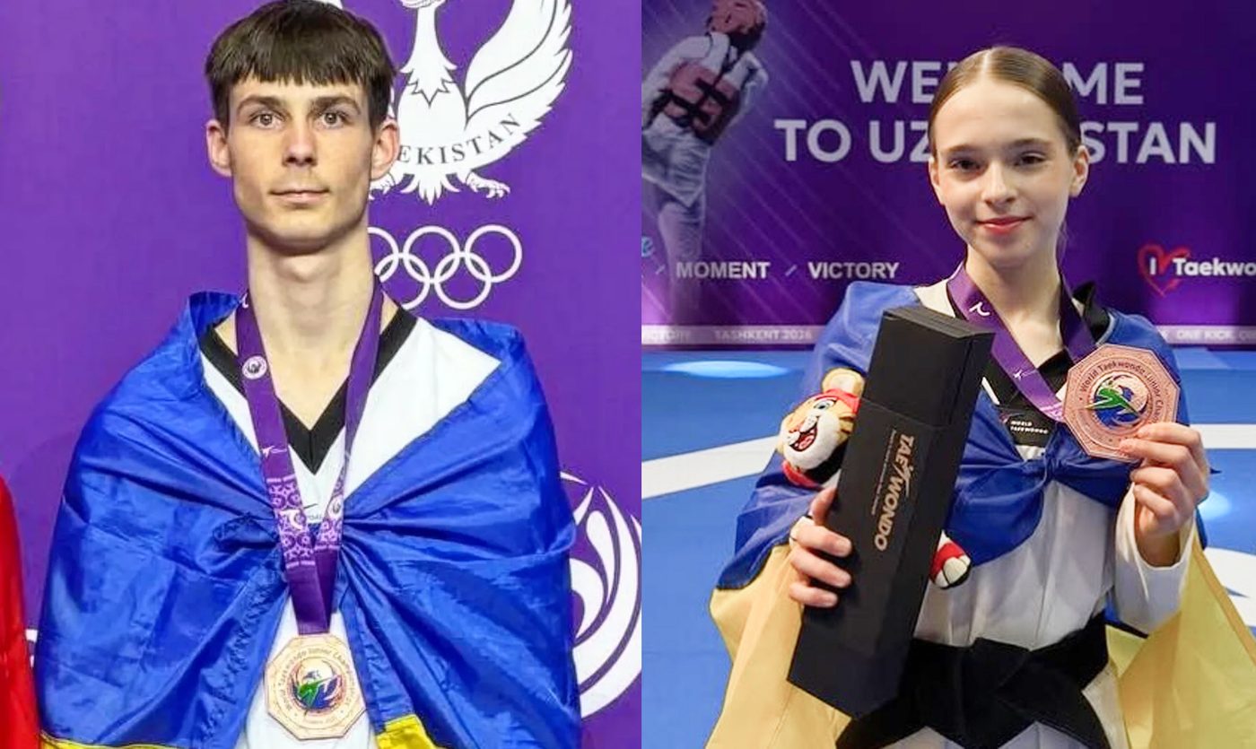 Українські юніори вибороли дві бронзові медалі на чемпіонаті світу з тхеквондо