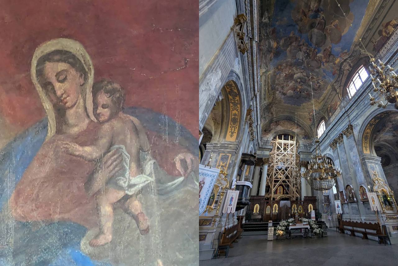 У львівському храмі святого Михаїла врятують італійські фрески 18 століття