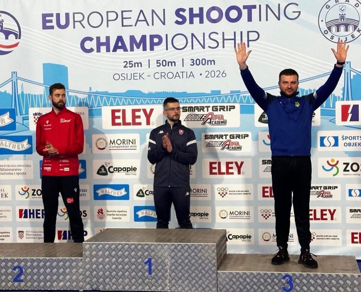 Українець виборов «бронзу» на чемпіонаті Європи з кульової стрільби