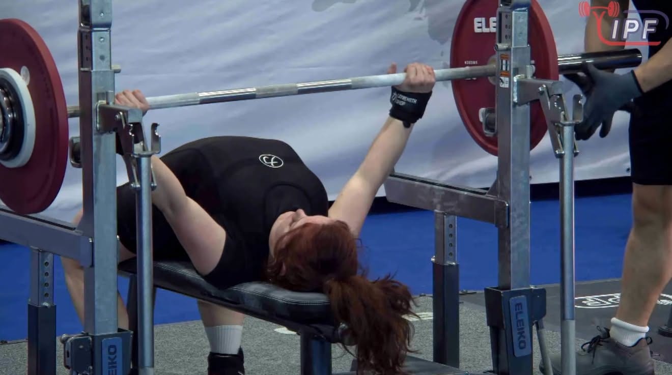 Українка стала чемпіонкою світу з класичного жиму лежачи й встановила новий національний рекорд