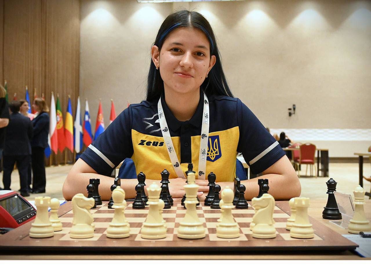 15-річна українка стала чемпіонкою Європи з шахів