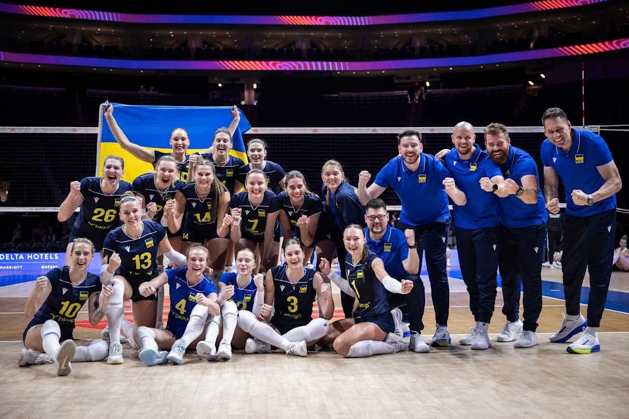 Україна вперше в історії перемогла у матчі жіночої Ліги націй з волейболу (ВІДЕО)