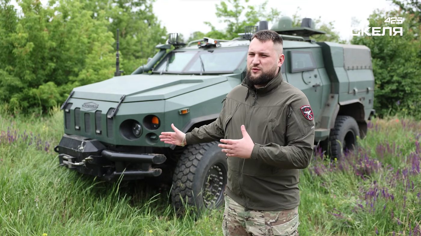 Військові перетворили бронемашину «Новатор» на наземний дрон із дистанційним керуванням