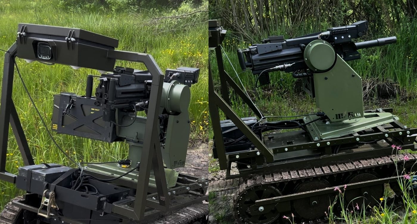 Український НРК «Воля-Е» оснастили бойовим модулем з автоматичним гранатометом