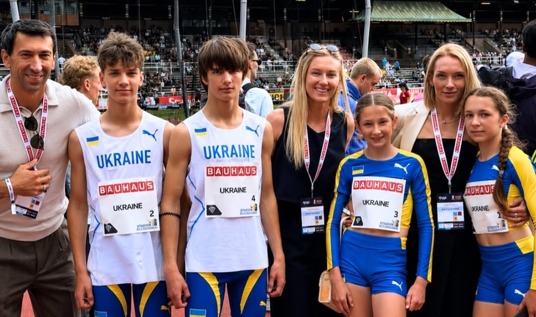 Україна вперше виступила в юнацькій естафеті Діамантової ліги та здобула «срібло»