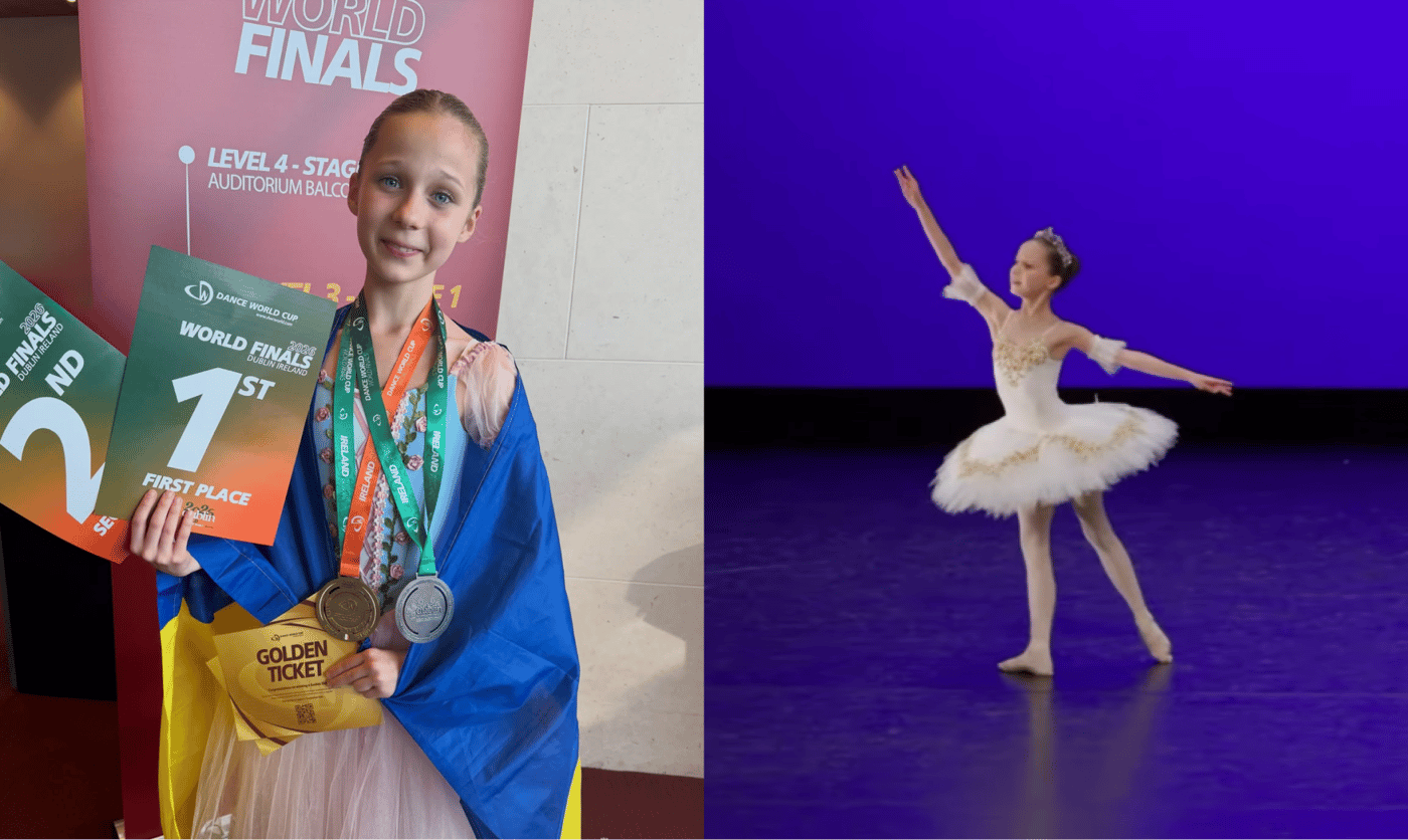 Юна українка стала чемпіонкою світу з бальних танців (ВІДЕО)