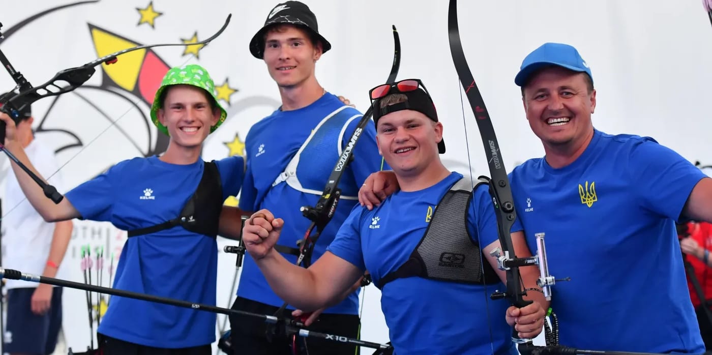 Українські юніори здобули «золото» та «срібло» на чемпіонаті Європи зі стрільби з лука