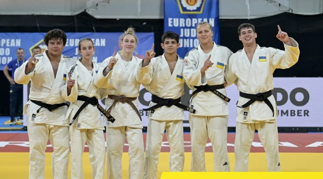 Українські кадети здобули шість медалей на чемпіонаті Європи з дзюдо
