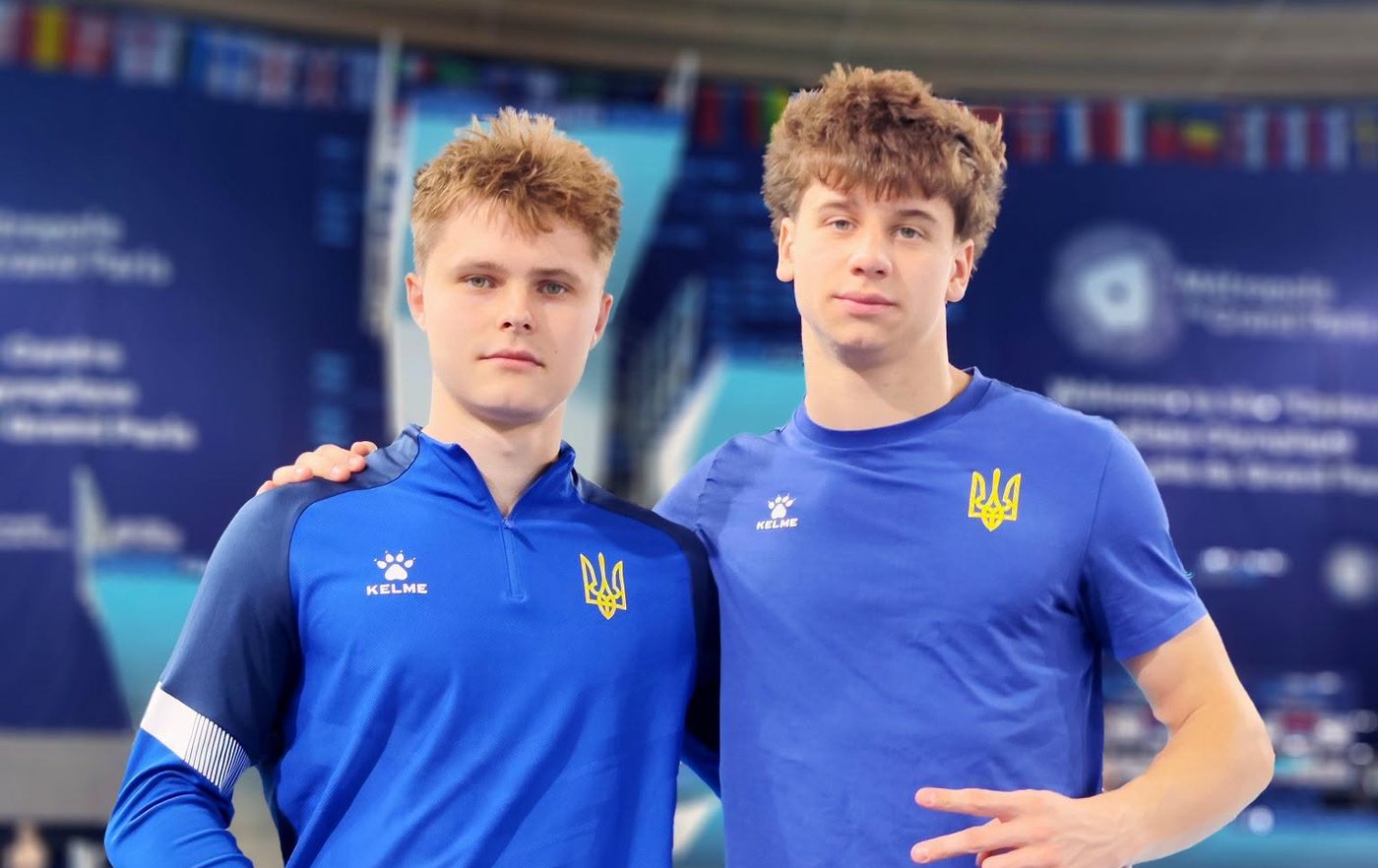 Українські стрибуни у воду вибороли бронзові медалі на Євро-2026