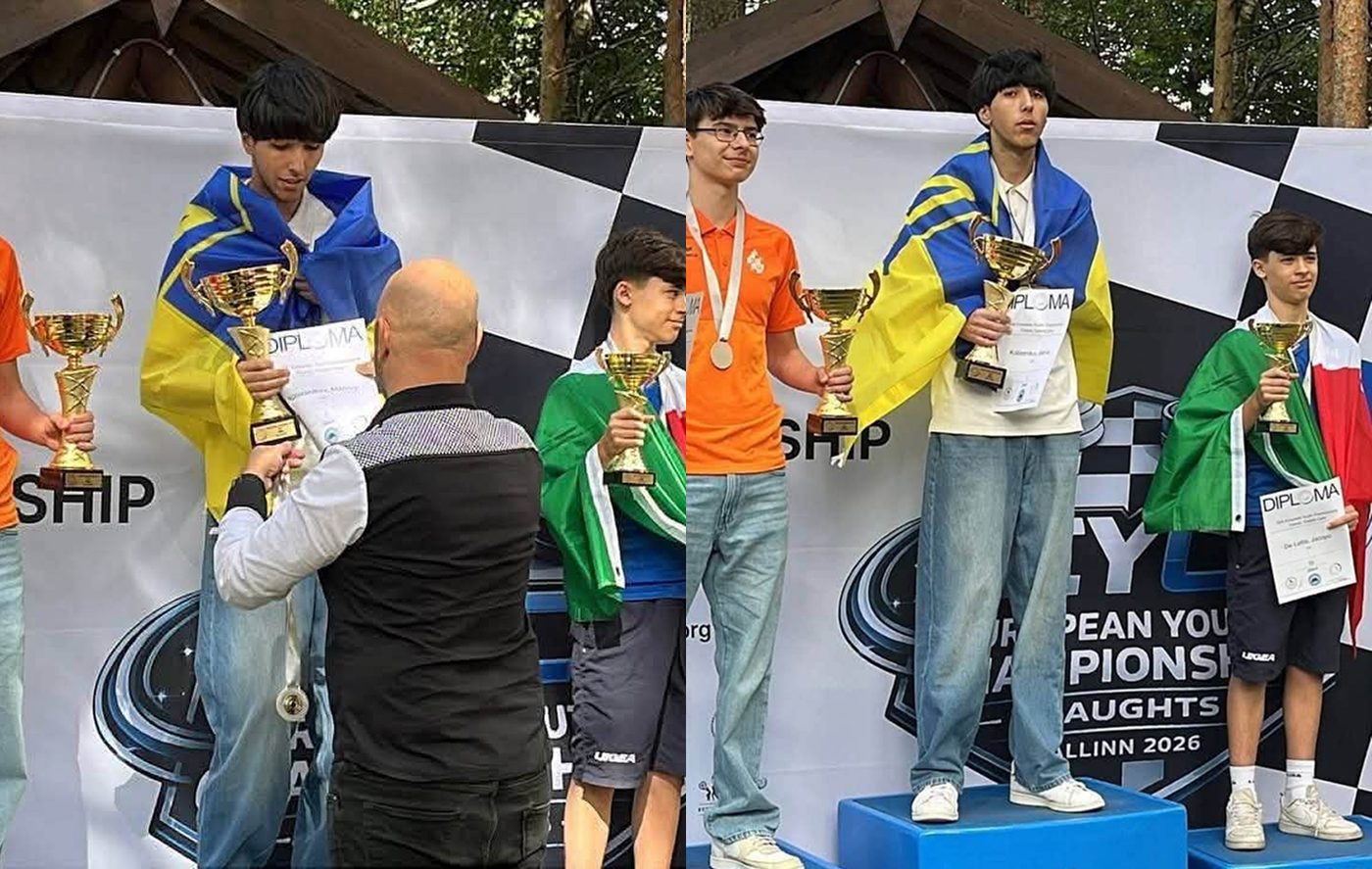 Українець став дворазовим чемпіоном Європи з шашок серед молоді
