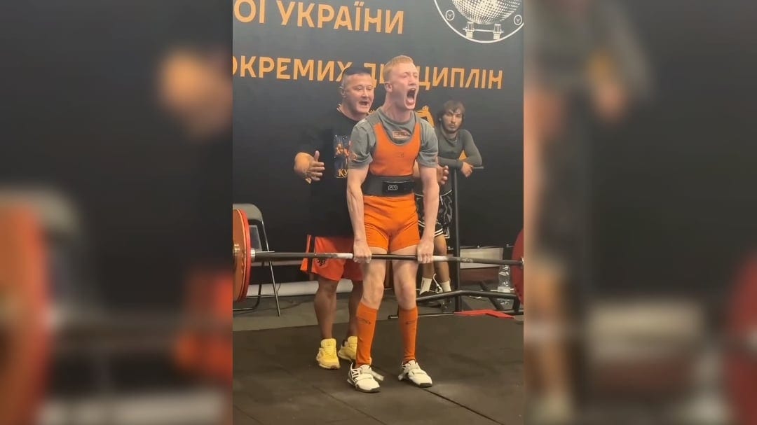 Українець із ДЦП удруге встановив світовий рекорд із паверліфтингу