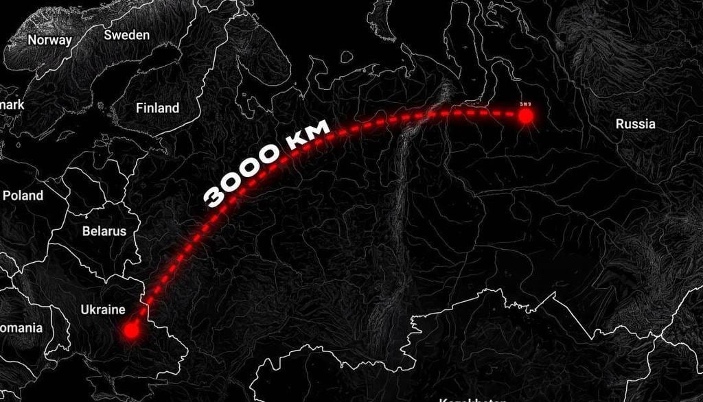 Уперше за час війни дрони ЗСУ атакували нафтогазові гіганти рф на відстані понад 3000 км