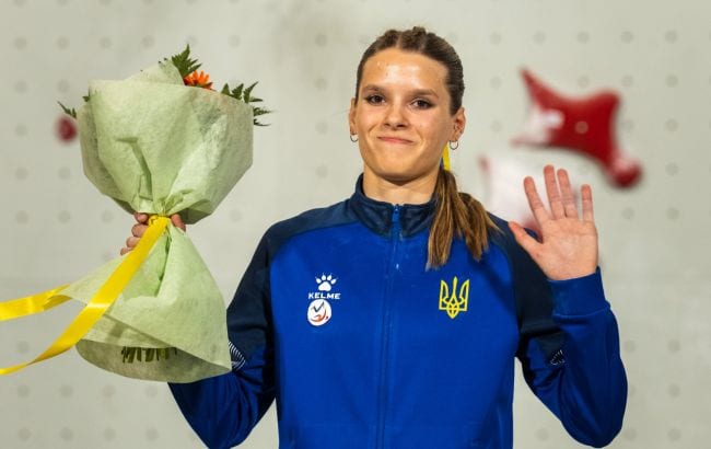 18-річна українка стала срібною призеркою етапу Кубку світу зі скелелазіння