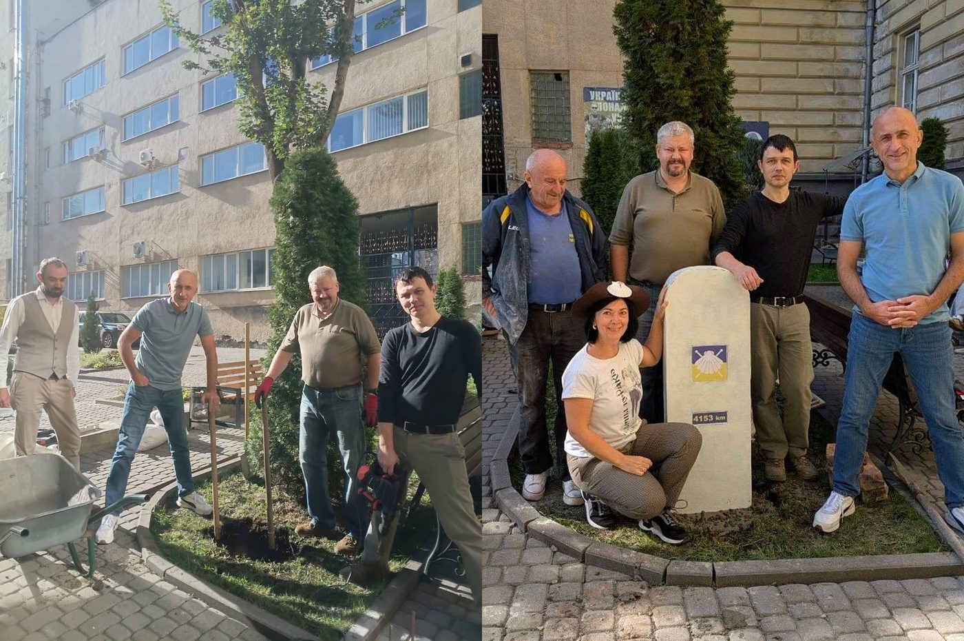 У Львові відкрили першу кам’яну стелу Шляху святого Якова