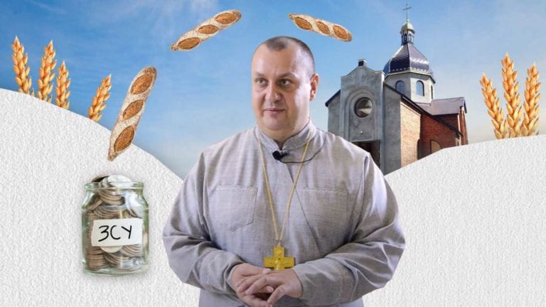 «Церква – лише про пожертви? Це стереотип». Кейс священника, який відкрив мініпекарню на Хмельниччині та годує ЗСУ