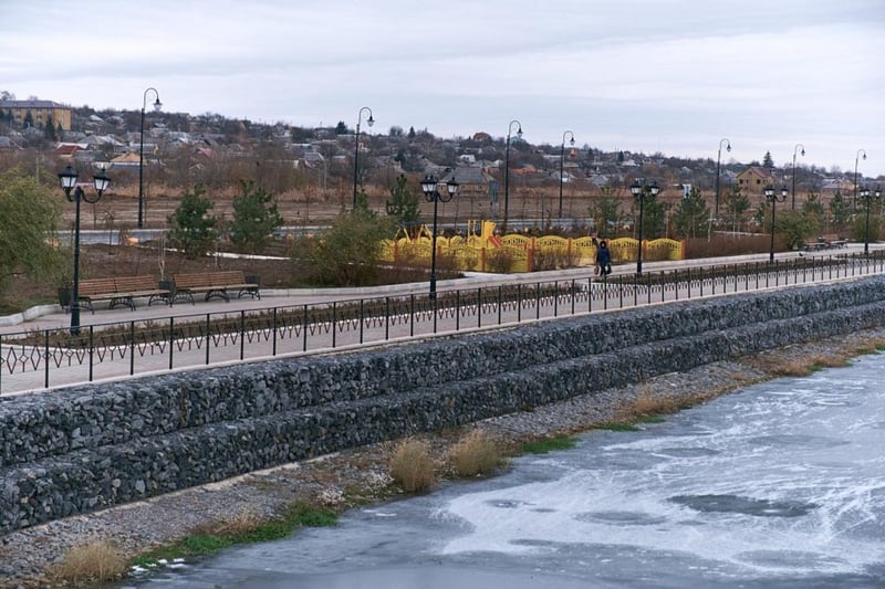 Бахмут реконструкцию набережной