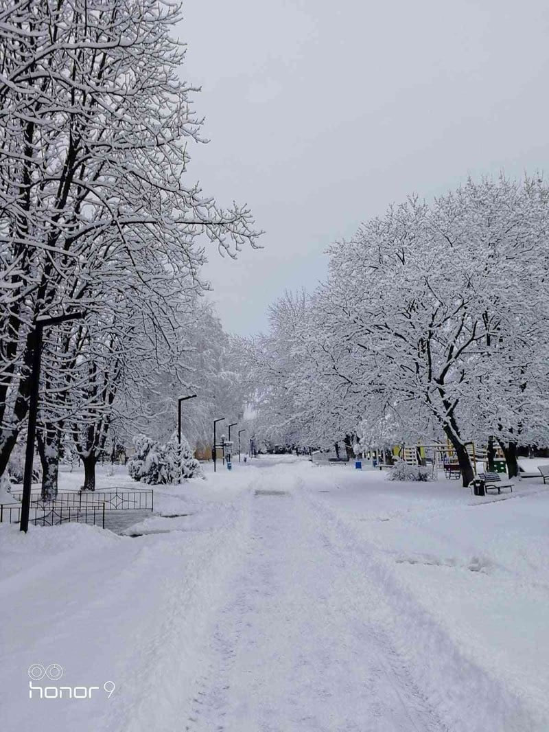 Кремінна взимку