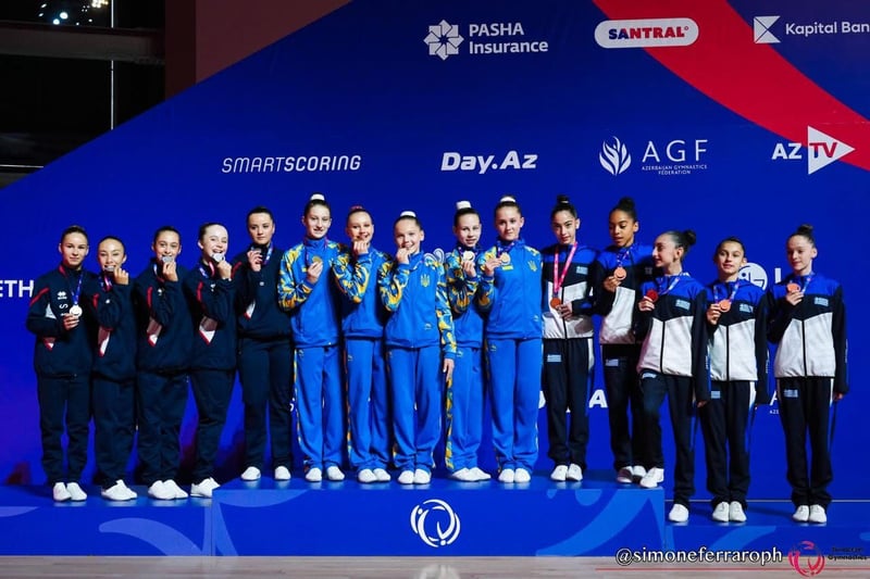 Українки на чемпіонаті світу зі спортивної аеробіки в Азербайджані