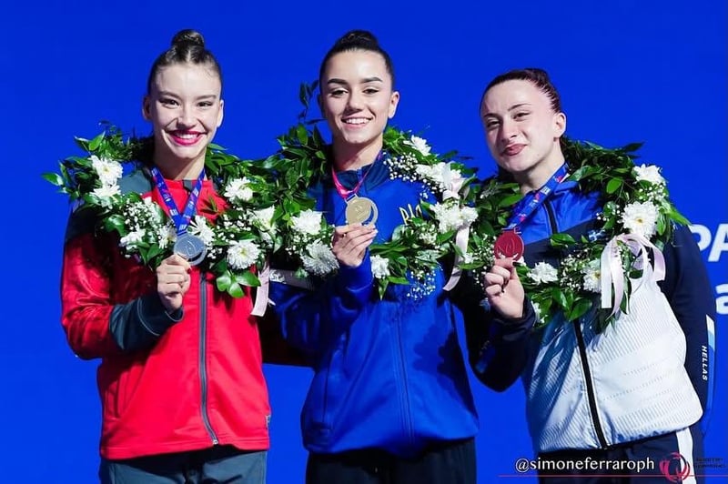 Анастасія Курашвілі стала чемпіонкою в індивідуальних вправах серед жінок на Чемпіонаті Європи